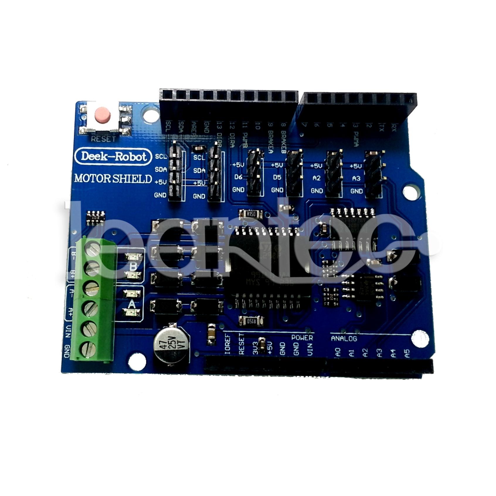 L298P. Motor shield Leantec.ES