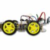 Robot 4WD esquiva objetos con tres sensores