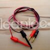Par de cables con gancho de prueba