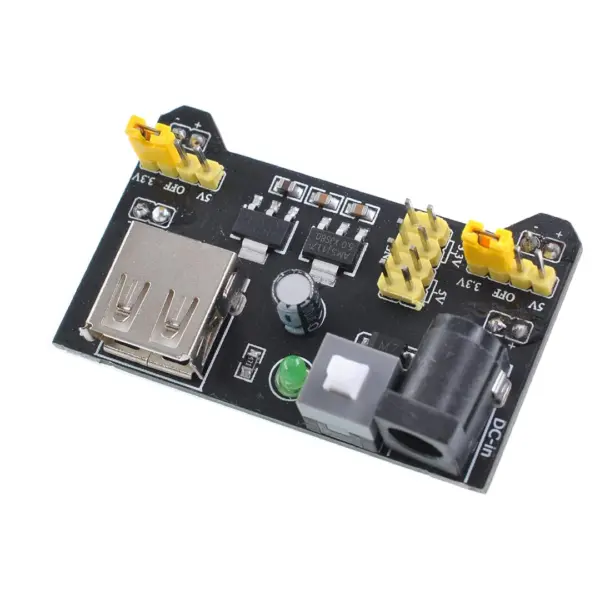 Módulo de Fuente de Alimentación MB102 para Protoboard Salida Dual 3.3V / 5V