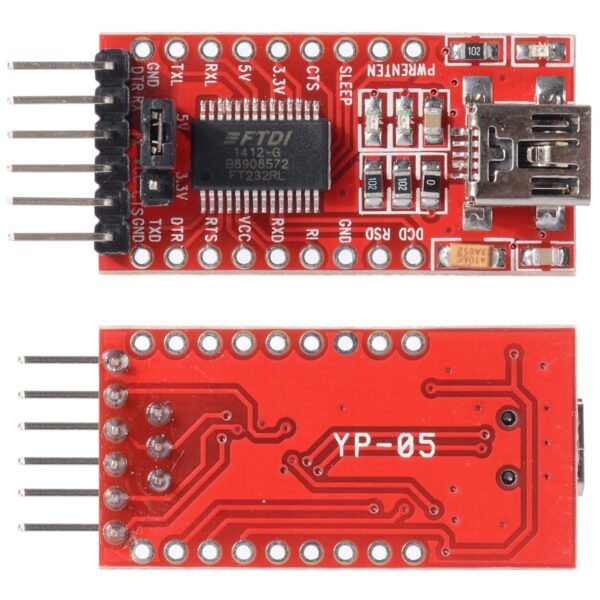 FT232RL FTDI USB a TTL Conversor Serie 3.3-5V Arduino Pro Mini + Cable