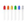 MeLphi Kit de diodo Led difuso de 5 uds. De 5mm, Blanco, Rojo, Verde, Azul,  Amarillo, Naranja, 2V, 3V, Conjunto Surtido de emisores de luz, Circuito  PCB DIY (Color : Blue Frosted) 