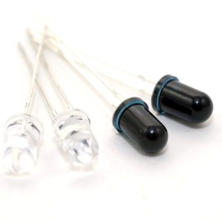 Kit Diodo IR emisor y Sensor IR receptor 3mm infrarrojo