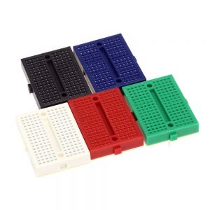 MINI BREADBOARD 170 PUNTOS 5 COLORES DISPONIBLE