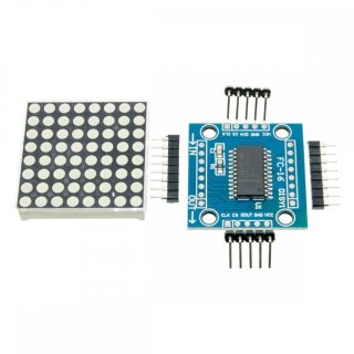 Modulo Matriz 8x8 LED ROJO MAX7219 matrix cascada arduino SMD