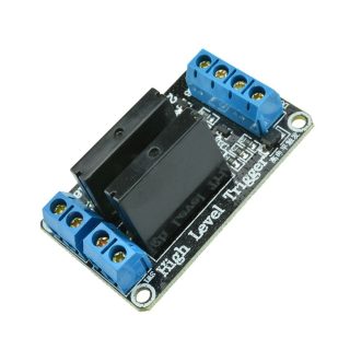 Modulo rele Estado Solido SSR 5v 2 canales G3MB-202P Con Fusible Para Arduino