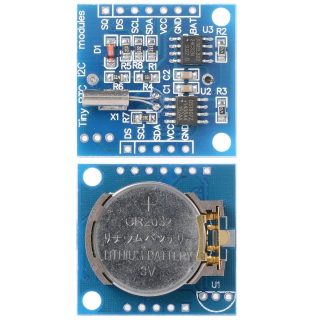 MODULO RELOJ ARDUINO RTC DS1307 AT24C32 CON PILA INCLUIDA
