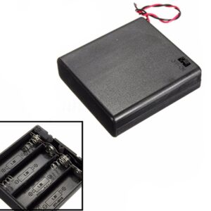 Portapilas Battery holder 4xAA Porta 4 Pilas con interruptor LR06 AA