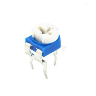 Potenciometro 2K ohm 1/4w 0,25w horizontal resistencia variable PCB