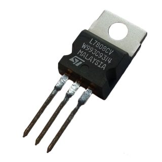 Regulador tension L7808CV LM7808 7808 8V 1.5A TO-220
