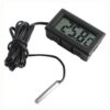 Termometro digital sonda 1m externa temperatura lcd acuario congelador