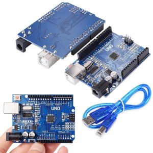 UNO R3 ATmega328 CH340 100% Compatible con Arduino + pines + cable