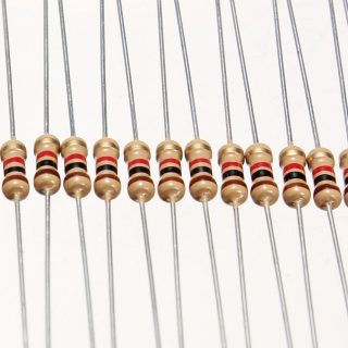 50 Resistencias 180 ohm 5% 1/4w 0,25w