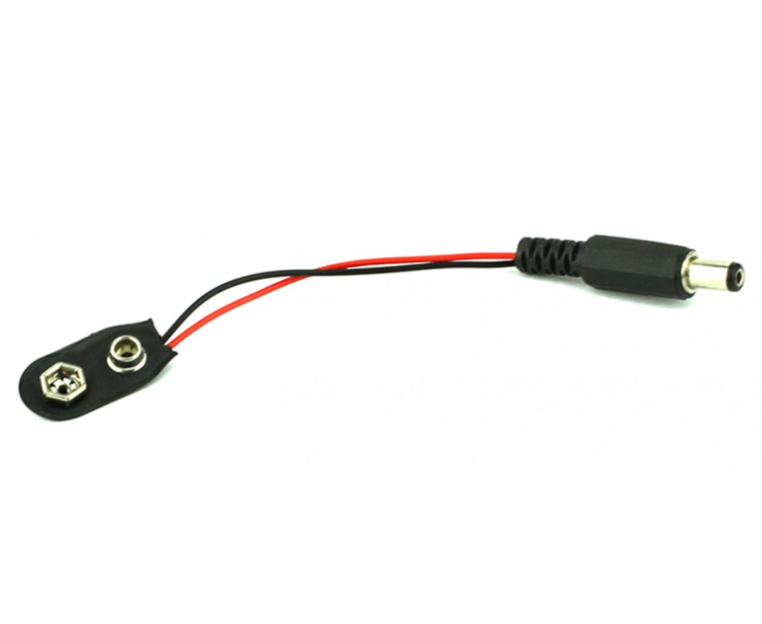 Conector para pila de 9v 6F22 con cable P029