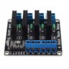 Modulo rele Estado Solido SSR 5v 4 canales G3MB-202P Nivel Bajo Arduino RPI