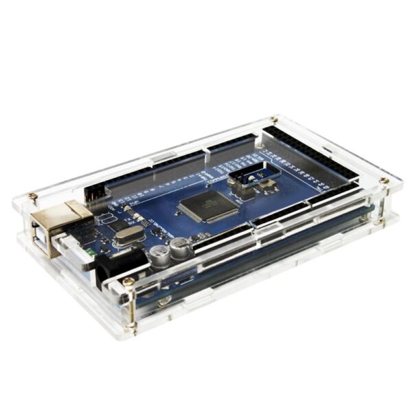 Caja Arduino Mega 2560 carcasa acrilica transparente