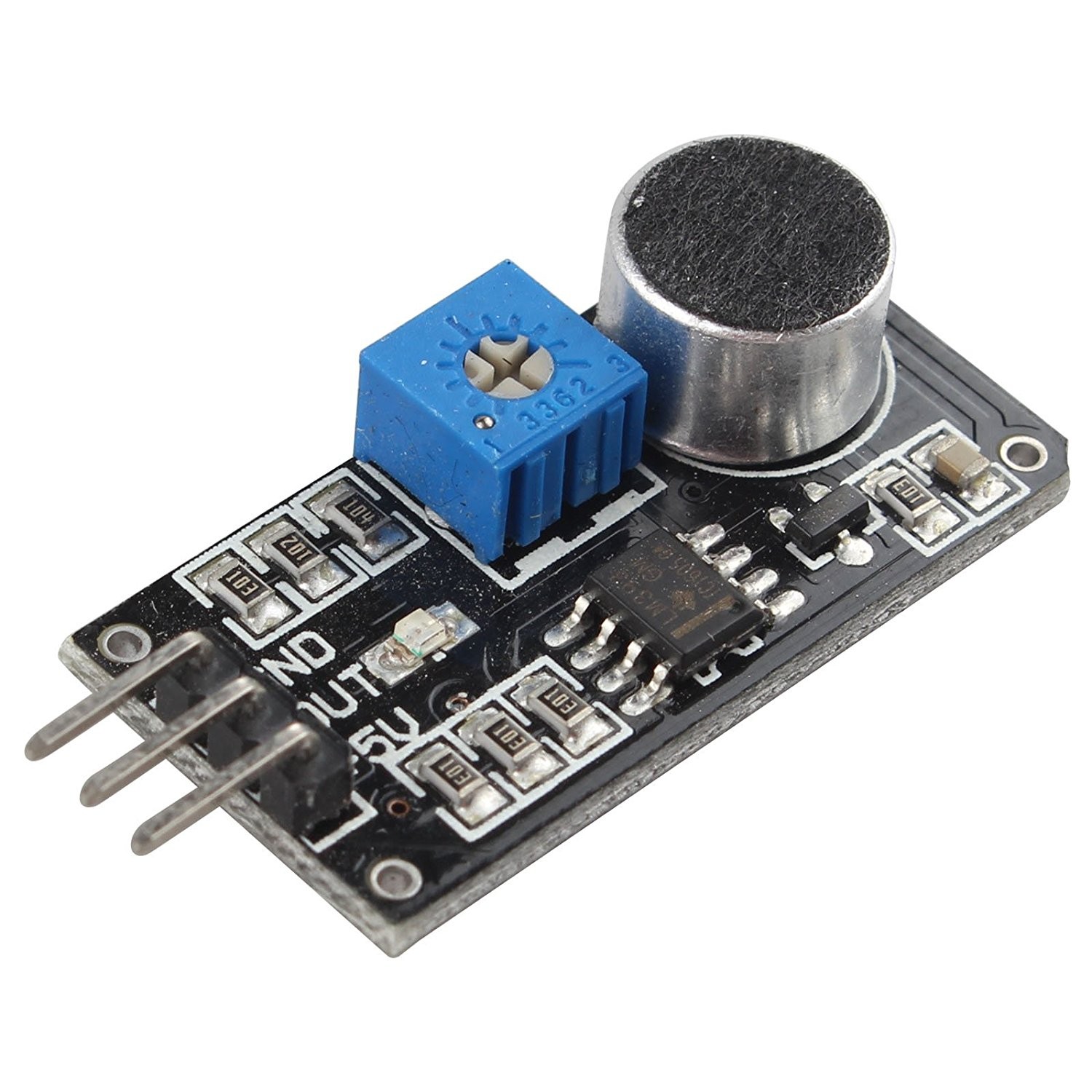 Detector de sonido Chip LM393 Modulo Microfono para Arduino |