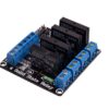 Modulo rele Estado Solido SSR 5v 4 canales G3MB-202P Con Fusible Para Arduino H