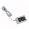 Termometro digital sonda 1m externa temperatura lcd acuario congelador Blanco