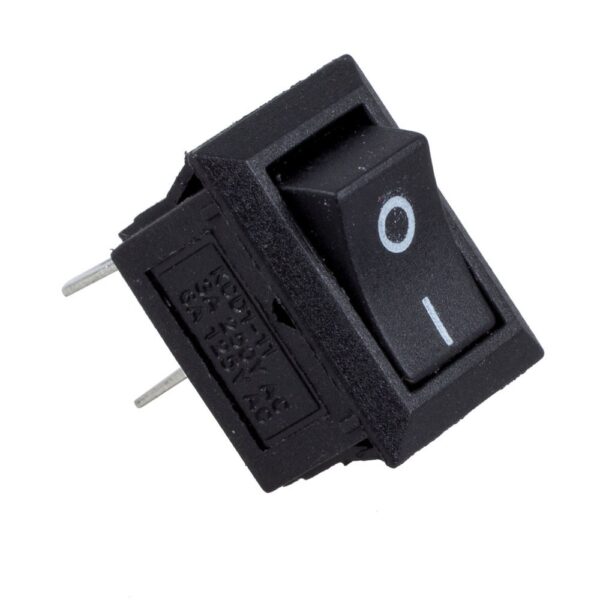 Interruptor de encendido/apagado AC 250 V 3A 2 Pin ON / OFF i / o SPST Snap