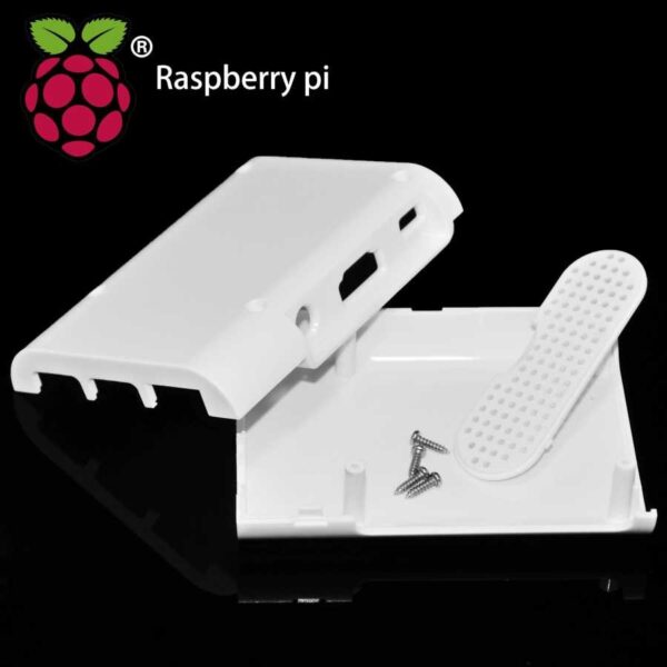 Raspberry Pi 2 & 3, Model B, B+ Carcasa blanca