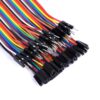 40 Cables 30cm Macho Hembra jumper dupont 2,54 arduino