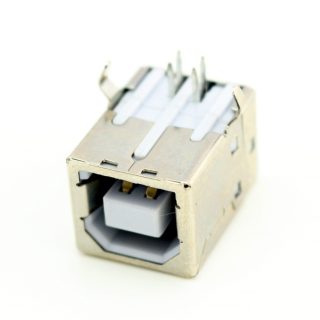 CONECTOR USB hembra tipo B 90 grados para PCB