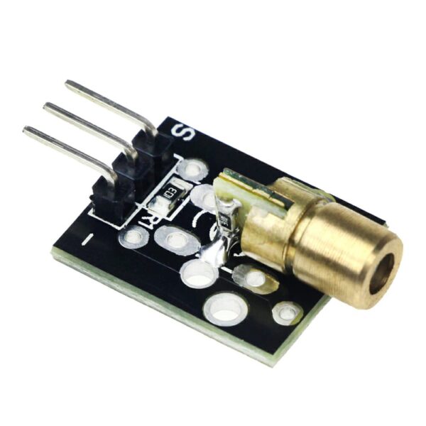 Modulo LASER 5mW 6mm transmisor KY-008 650nm 5V Arduino