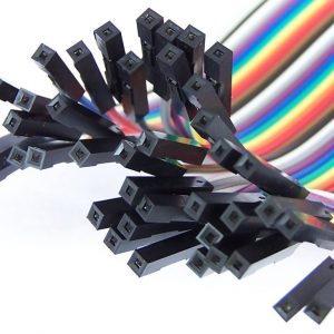40 CABLES HEMBRA HEMBRA 10cm jumpers dupont 2,54 arduino
