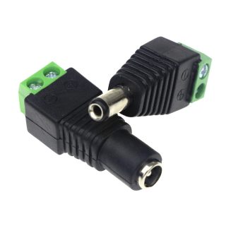 Adaptador DC Jack Hembra y Macho 5,5 x 2,1 CCT