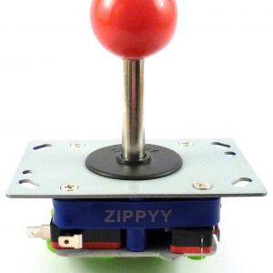 Arcade Joystick Zippy Jamma Eje largo ball 78mm Rojo