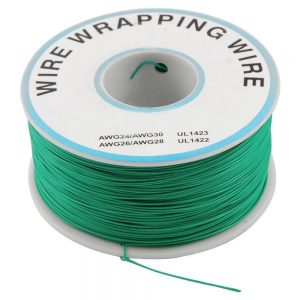 Bobina AWG30 VERDE 300m Cable Hilo WRAPPING
