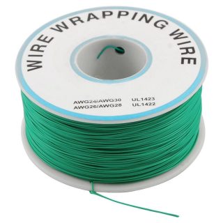Bobina AWG30 VERDE 300m Cable Hilo WRAPPING