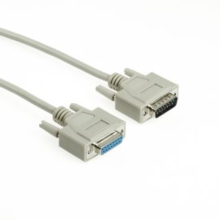 CABLE ALARGADOR DB15 DSUB15 MACHO HEMBRA 3M
