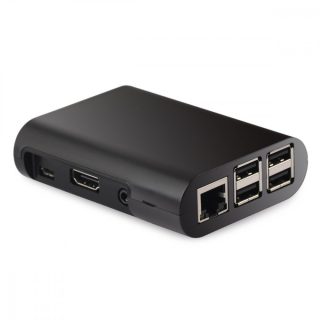 Carcasa negra Raspberry Pi 2 & 3, Model B, B+