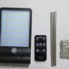 Lampara 48 LED Energía Solar Sensor Movimiento PIR - Imagen 5