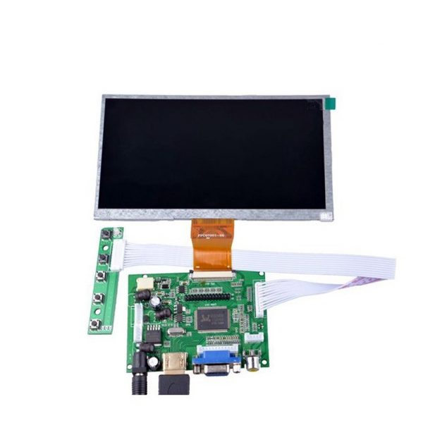 Pantalla LCD 7" HDMI VGA AV Rasbperry consolas electronica