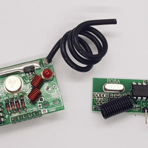 Módulo RF Emisor y Receptor 433 Mhz - 2 Km - con Codificador y Decodificador