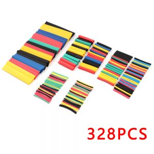 328 Pcs Surtido Tubo Termoretractil de Colores Aislante para cables 8 medidas