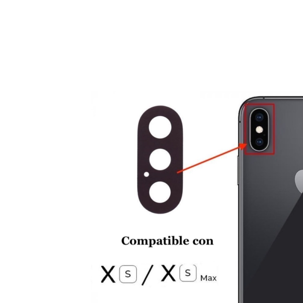 Cristal cámara trasera iPhone XS / XS Max