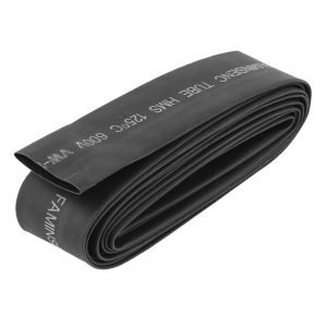 1 METRO FUNDA TERMORETRACTIL NEGRO 16 MM