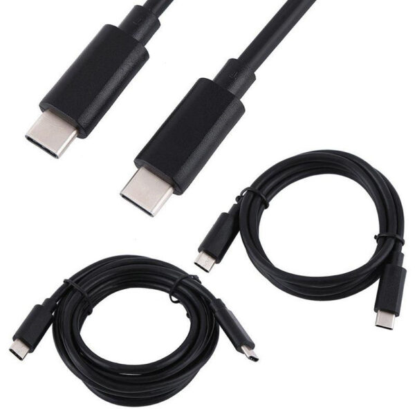 Cable USB3.1 Tipo-C a Tipo-C Macho carga rápida datos para Apple movil tablet 1m