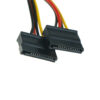 IDE de 4 pines macho a 2 puerto 15 Pin SATA hembra SATA Y divisor