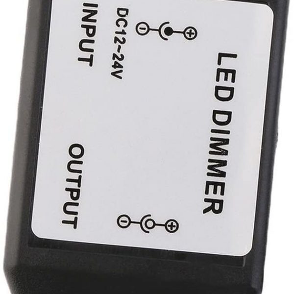 Controlador Dimmer atenuador intensidad Tira LED 12-24VDC SMD 5050 5630 3528 2835
