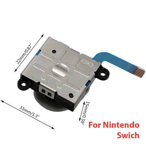 Joystick Mandos Nintendo Switch Joy-Con Flex Stick Joycon Movimiento Repuesto Negro