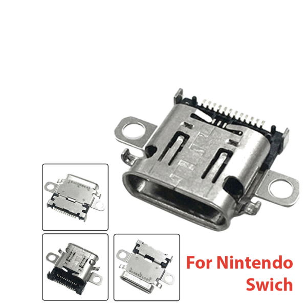 Conector Carga Nintendo Switch Puerto Corriente USB C Socket Repuesto
