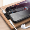 Adaptador 2 en 1 Iphone Ligthning a jack auriculares 3.5mm + carga NEGRO