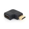 Adaptador HDMI Macho a HDMI Hembra Ángulo 90º Conector 1.4 izquierda