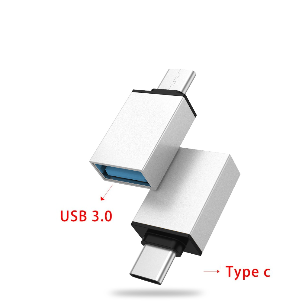 Adaptador USB 3.0 Hembra a Tipo C USB 3.1 Macho OTG ROSA