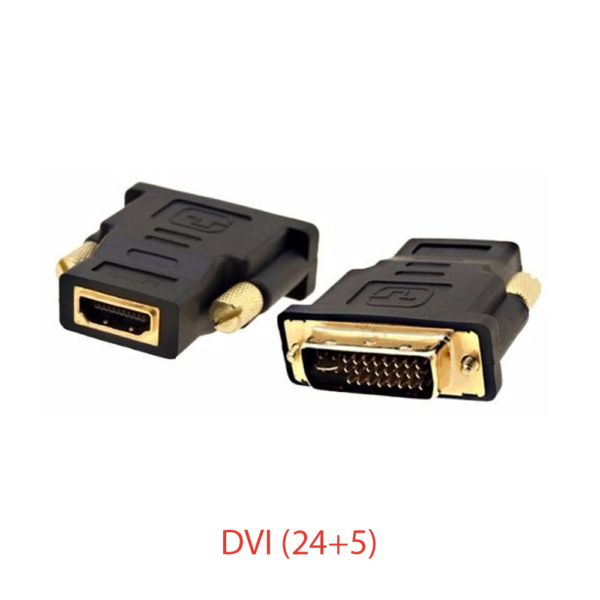 ADAPTADOR CONVERSOR HDMI HEMBRA A DVI MACHO (24+5)